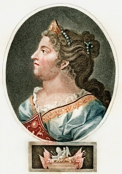 Anne, drottning av Storbritannien, c1796 av Unbekannt