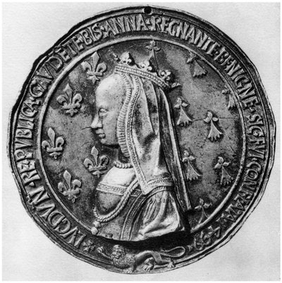 Anne av Bretagne, 1499 1958 av Unbekannt