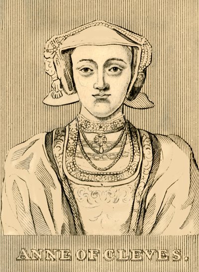 Anne av Cleves, 1515-1557, 1830. av Unbekannt