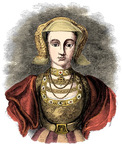 Anne av Cleves 1515-1557, fjärde fru till Henrik VIII av England, 1800-talet av Unbekannt