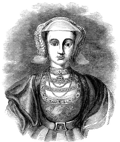 Anne av Cleves 1515-1557, fjärde fru till Henrik VIII av England, 1800-talet av Unbekannt