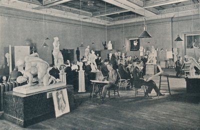 Antik- och livskurser vid Ontario College of Art, Toronto, c1913 av Unbekannt