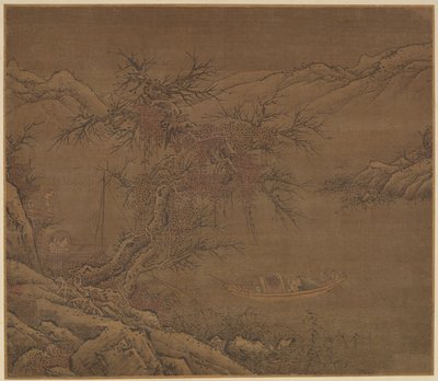 Närmar sig vinterstranden, Mingdynastin, 1368-1644. av Unbekannt