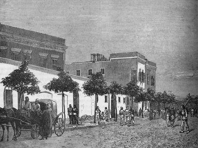 Arabi Pashas hus, Kairo, c1882-1885. av Unbekannt
