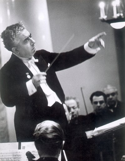 Aram Khachaturian, sovjetisk-armenisk kompositör, 1960-talet av Unbekannt