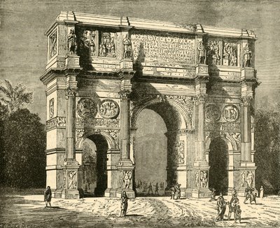 Konstantins båge, 1890. av Unbekannt