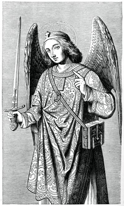 Ärkeängeln St Michael, 1870 av Unbekannt