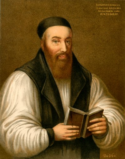 Ärkebiskop Grindal, c1580, 1800-talet. av Unbekannt