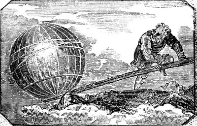 Arkimedes c287-212 f.Kr., antik grekisk matematiker och uppfinnare, 1824 av Unbekannt