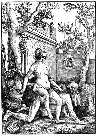 Aristoteles och Phyllis, 1513 1964 av Unbekannt