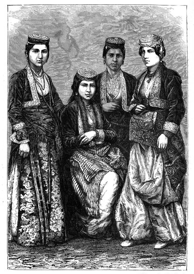 Armeniska damer, c1890 av Unbekannt