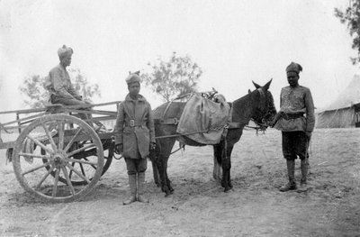 Army Service Corp, Howshera, 1917 av Unbekannt