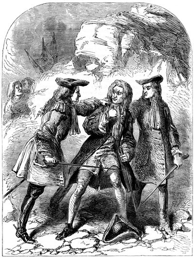 Arrestering av Sir John Fenwick, 1696 sent 1800-tal av Unbekannt