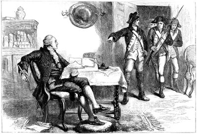 Gripande av William Franklin, New Jersey, 1776 c1880 av Unbekannt