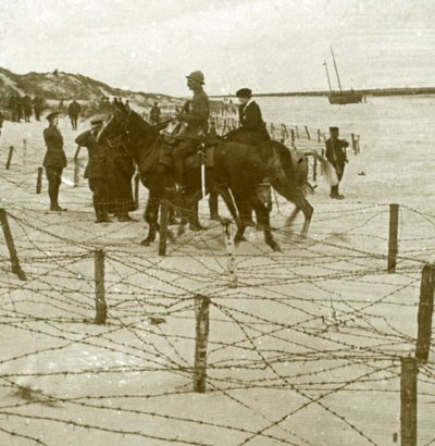 Anländer till La Panne, Flandern, Belgien, c1914-c1918 av Unbekannt