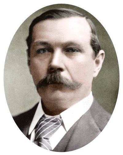 Arthur Conan Doyle, skotsk författare, c1900 av Unbekannt