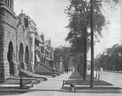 Ashland Avenue, Chicago, Illinois, USA, c1900. av Unbekannt