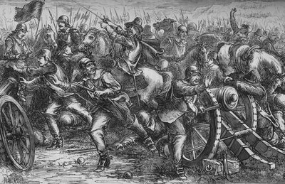 Attack på Leith, c1560, c1880 av Unbekannt
