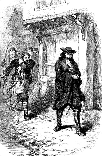 Attack på kaptenen på rosen, c1600-talet c1880 av Unbekannt