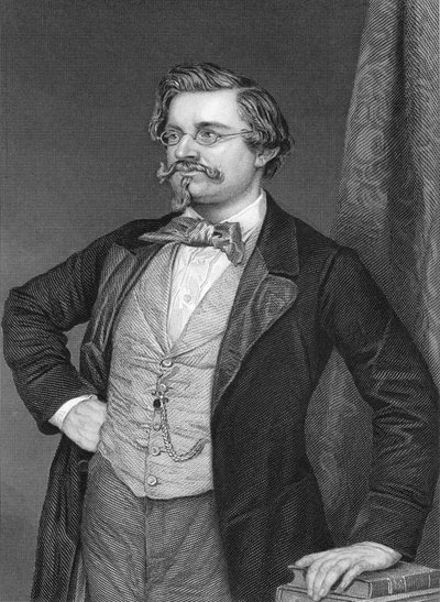 August Wilhelm Hofmann, tysk organisk kemist, 1854-1860 av Unbekannt