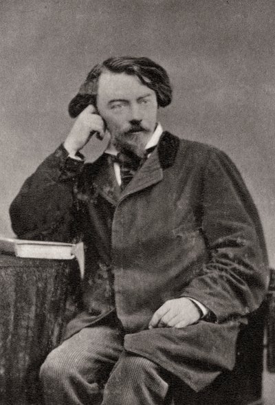 Auguste Villiers de lIsle-Adam, fransk symbolistisk författare, 1882 av Unbekannt