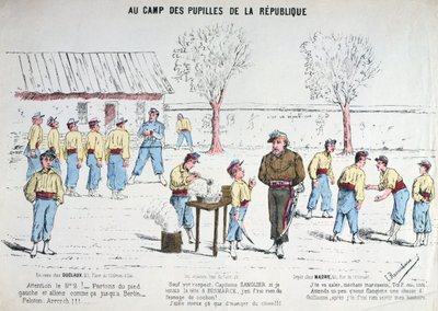 Vid republikens elevläger 1871. av Unbekannt
