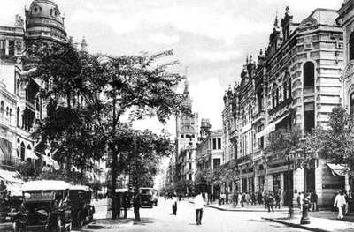 Avenida Rio Branco, Rio de Janeiro, Brasilien, 1920-talet av Unbekannt