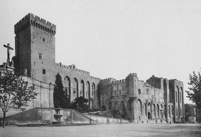 Avignon - Popes Palace, c1925 av Unbekannt