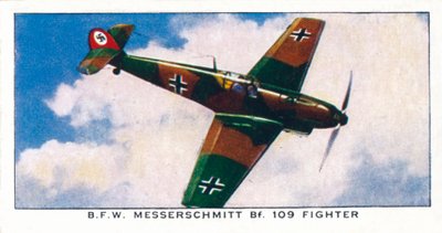 B.F.W. Messerschmitt Bf. 109 Fighter, 1938 av Unbekannt