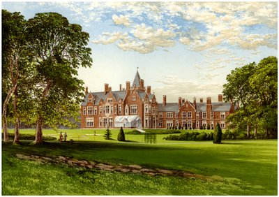Bagshot Park, Surrey, hem för hertigen av Connaught, c1880. av Unbekannt