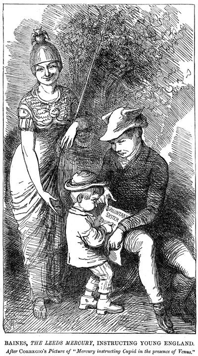 Baines, The Leeds Mercury, Instructing Young England, 1847 av Unbekannt