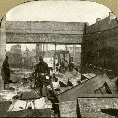Bankskåp bevakas, 1906. av Unbekannt