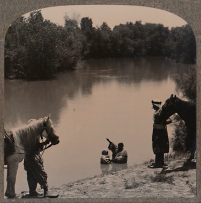 Dop i Jordan, c1900 av Unbekannt