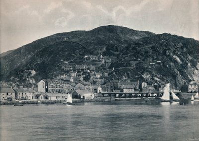 Barmouth - Utsikt från Mawddach, Showing Heights, 1895 av Unbekannt