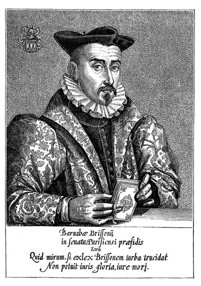 Barnabe Brisson, fransk 1500-talsfilolog och jurist av Unbekannt