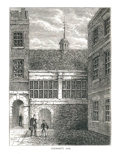 Barnards Inn, 1878 av Unbekannt