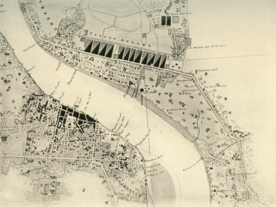 Barrackpore Park and Cantonment, 1841, 1925. av Unbekannt