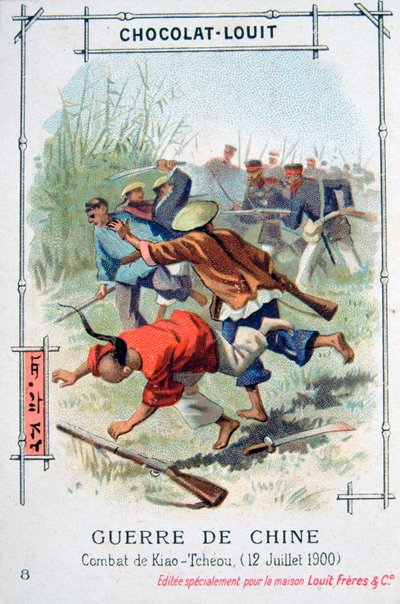 Slaget vid Kiao-Tcheou, Kina, Boxer Rebellion, 12 juli 1900 av Unbekannt