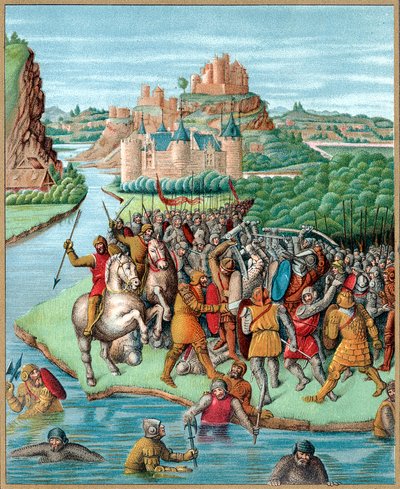 Slaget mellan Bacchides och Jonathan, Maccabean Revolt, 160 f.Kr., c1800-talet av Unbekannt