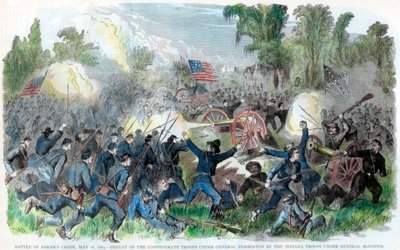 Slaget vid Bakers Creek, Mississippi, amerikanska inbördeskriget, 16 maj 1863 av Unbekannt