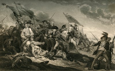 Slaget vid Bunker Hill, 1877. av Unbekannt