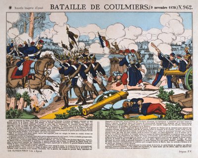 Slaget vid Coulmiers, fransk-preussiska kriget, 9 november 1870 av Unbekannt