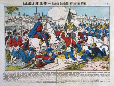 Slaget vid Dijon, fransk-preussiska kriget, 23 januari 1871 av Unbekannt