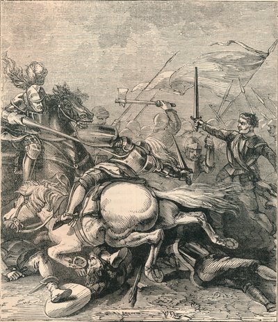 Slaget vid Flodden, 1513, c1910 av Unbekannt