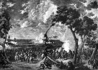 Slaget vid Hanau, Tyskland, 30-31 oktober 1813 1882-1884. av Unbekannt