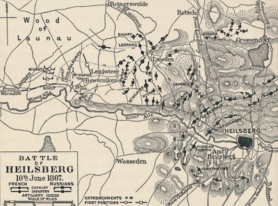 Slaget vid Heilsberg, 10 juni 1807, 1896 av Unbekannt