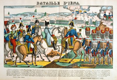 Slaget vid Jena, 14 oktober 1806, c1835 av Unbekannt