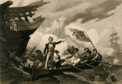 Slaget vid Lake Erie, 1878. av Unbekannt