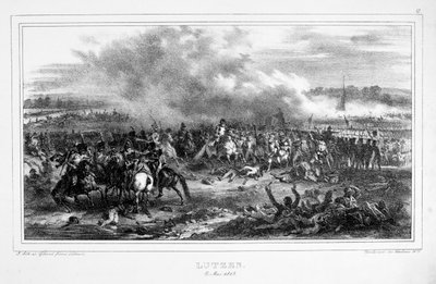 Slaget vid Lutzen, 2 maj 1813 av Unbekannt