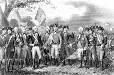 Slaget vid Yorktown, Virginia, Amerikanska frihetskriget, 1781 av Unbekannt